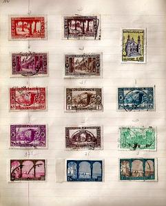 PLANCHE DE TIMBRES D ALGERIE (5)